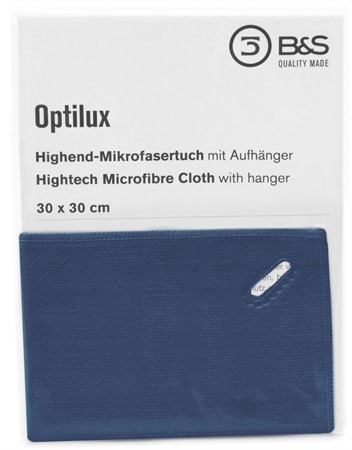 Microfibre cloth optilux 30 x 30 cm Dark Blue