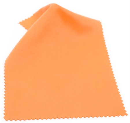 Microfibre cloth optisoft easy  10 x 15 cm Orange ZIG-ZAG-CUT