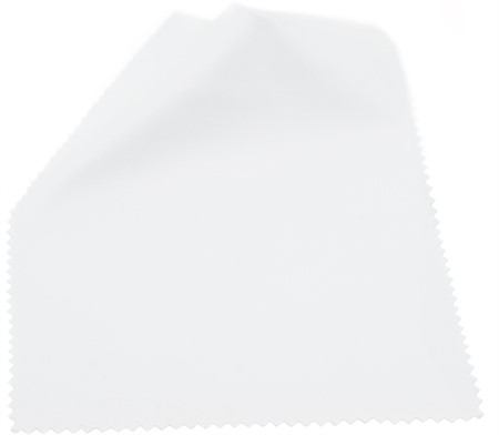 Microfibre cloth optisoft easy White 12 x 16 cm ZIG-ZAG-CUT