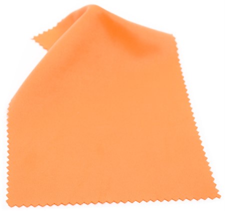 Microfibre cloth optisoft easy Orange15 x 18 cm ZIG-ZAG-CUT