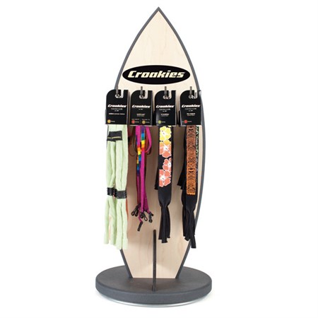 Croakies Surfboard Display w 8 hooks (contents not included)